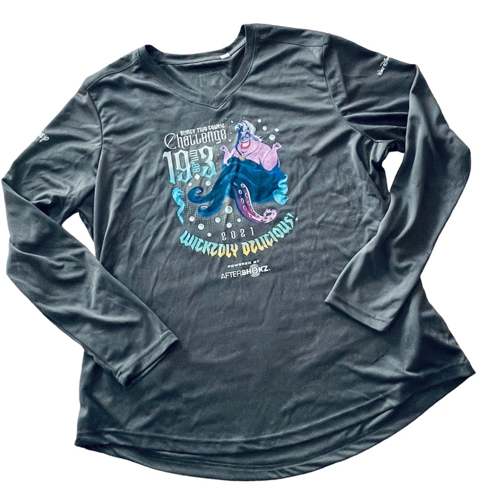 Run Disney Ursula “Wickedly Delicious” 2021 Wine & Dine long sleeve shirt 2X